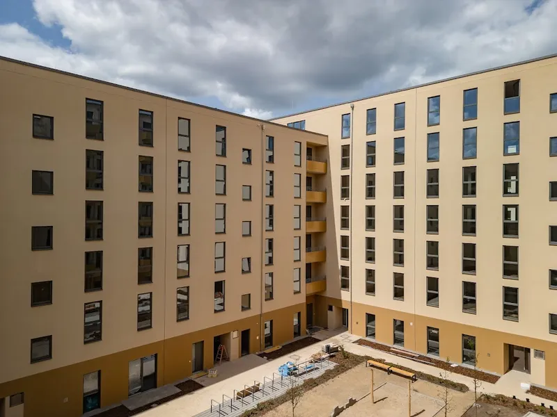 Neubauwohnung mit Fußbodenheizung und Balkon im Erstbezug / WBS 160/180/220 erforderlich — photo 1